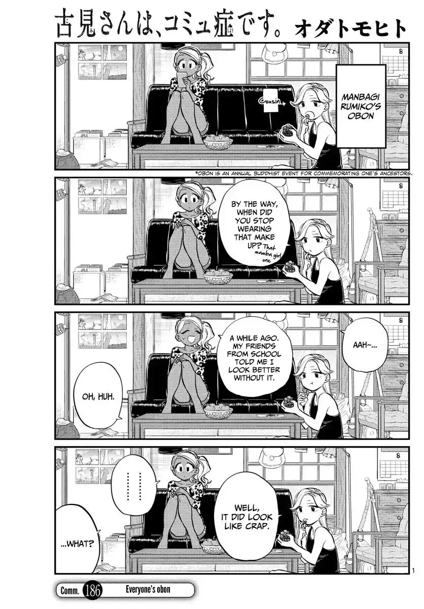 Komi-san wa Komyushou Desu Chapter 186 1